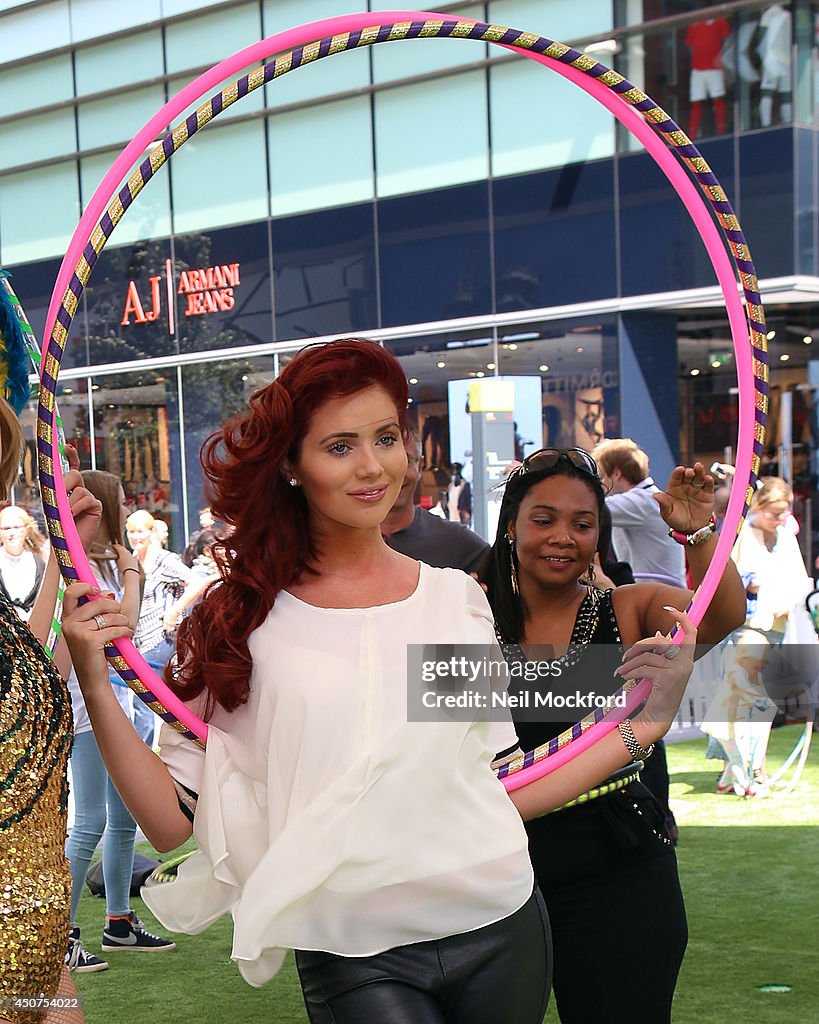 Amy Childs Launches Big Dance Classes At Westfield Stratford City