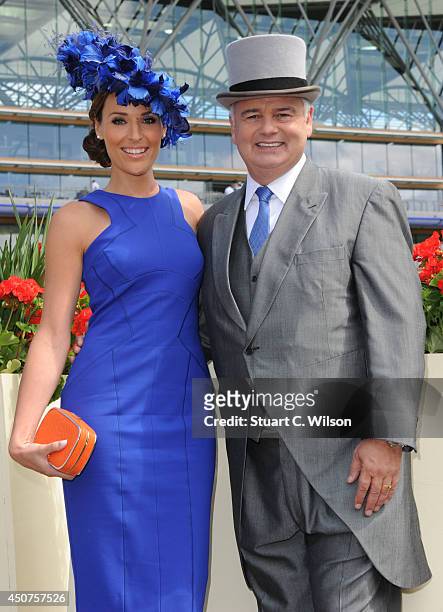 Isabel Webster and Eamonn Holmes attend Day 1 of Royal Ascot at Ascot Racecourse on June 17, 2014 in Ascot, England.