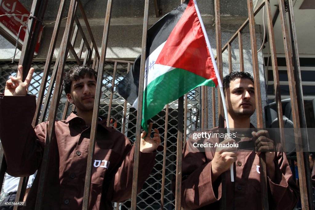 Solidarity demonstration for Palestinian prisoners in Gaza