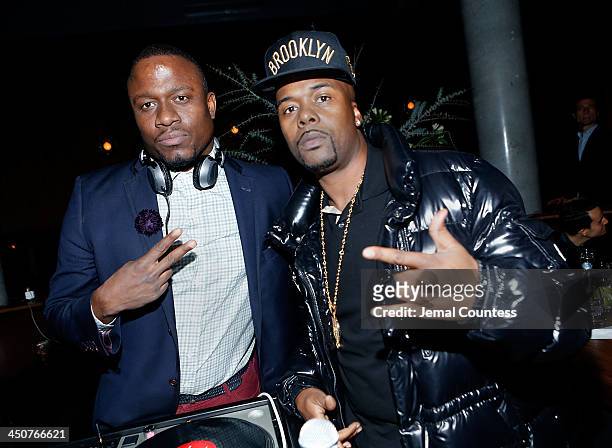 And rapper Memphis Bleek attend the Tequila Baron Launch Party at Butter Restaurant on November 19, 2013 in New York City.