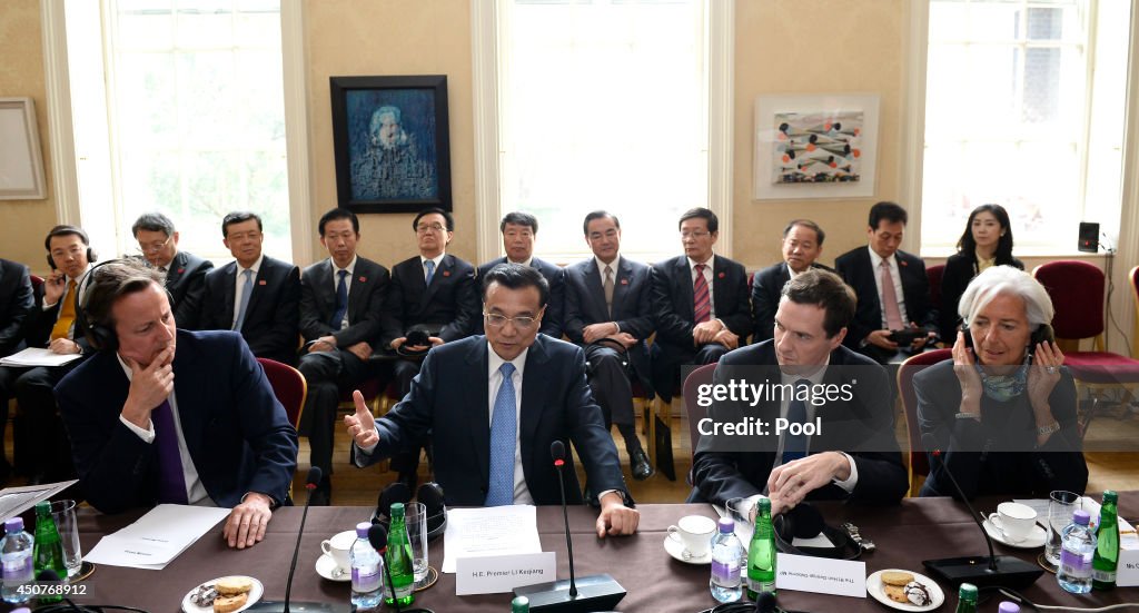 Chinese Premier Li Keqiang In The UK For First Official Visit