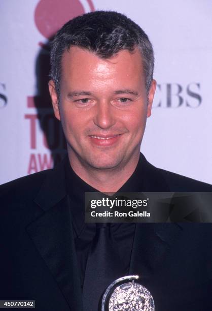 Set designer Tim Hatley attends the 56th Annual Tony Awards on June 2, 2002 at Radio City Music Hall in New York City.