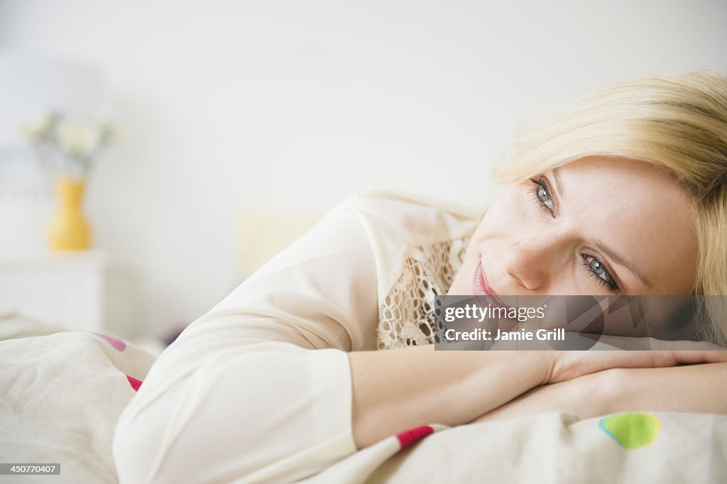 Young woman day dreaming