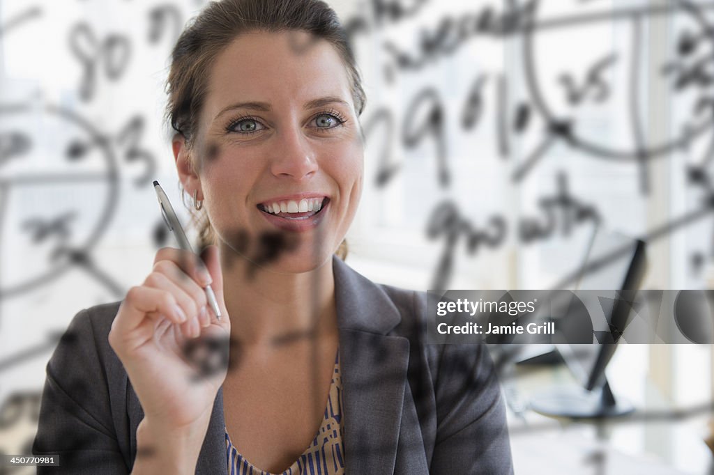 Portrait of woman in office