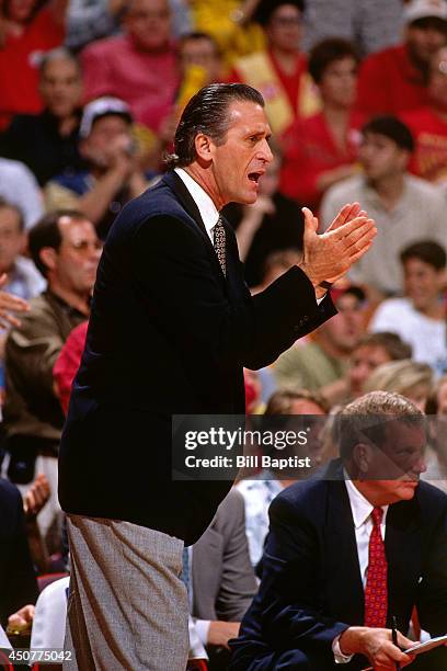 Pat Riley Sidelines Pat Riley Knicks Photos and Premium High Res Pictures - Getty Images