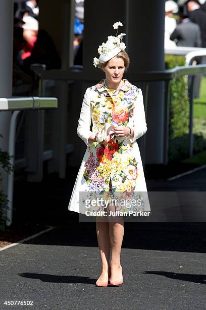 Serena Viscountess Linley attends Day 1 of Royal Ascot at Ascot Racecourse on June 17, 2014 in Ascot, England.