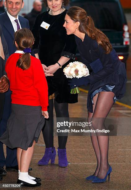 Catherine, Duchess of Cambridge attends the Place2Be Forum at the offices of Clifford Chance, Canary Wharf on November 20, 2013 in London, England.