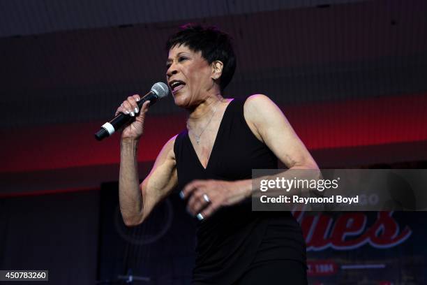 Singer Bettye LaVette performs on the Petrillo Music Shell during the 31st Annual Chicago Blues Festival on June 14, 2014 in Chicago, Illinois.