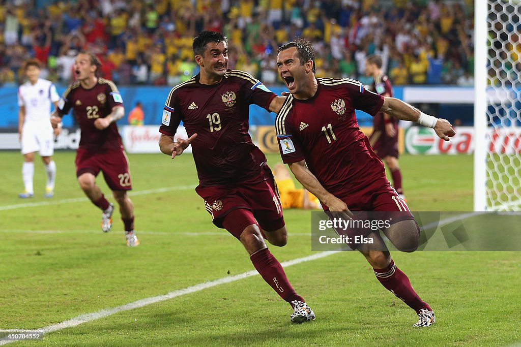 Russia v Korea Republic: Group H - 2014 FIFA World Cup Brazil