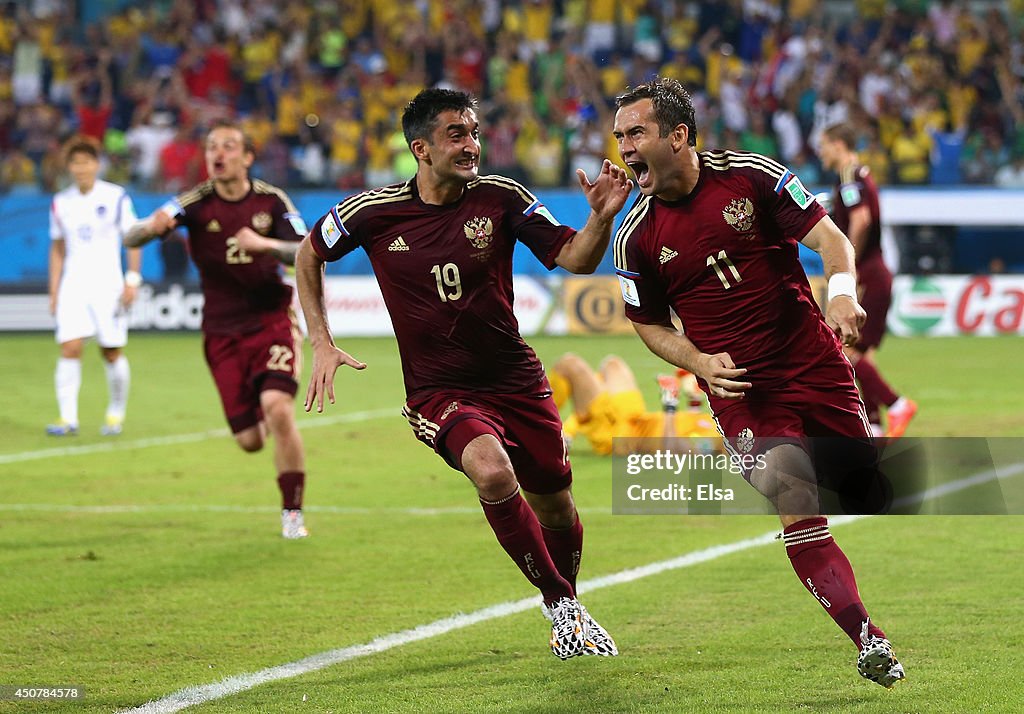 Russia v Korea Republic: Group H - 2014 FIFA World Cup Brazil