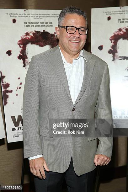 Jeffrey Toobin attends the "Whitey:United States Of America V. James J. Bulger" premiere at Dolby 88 Theater on June 17, 2014 in New York City.