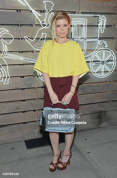Actress Kate Mara attends the 2014 Summer Party presented by Coach and Friends Of The Highline at The Highline on June 17, 2014 in New York City.
