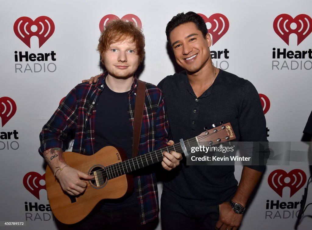 Pepsi Presents iHeartRadio Album Release Party With Ed Sheeran Hosted By Mario Lopez
