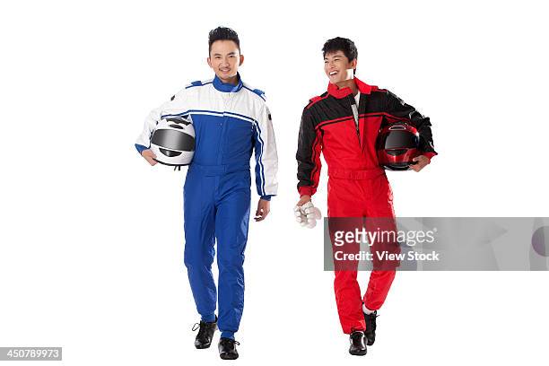 young race car driver - racing car driver stockfoto's en -beelden