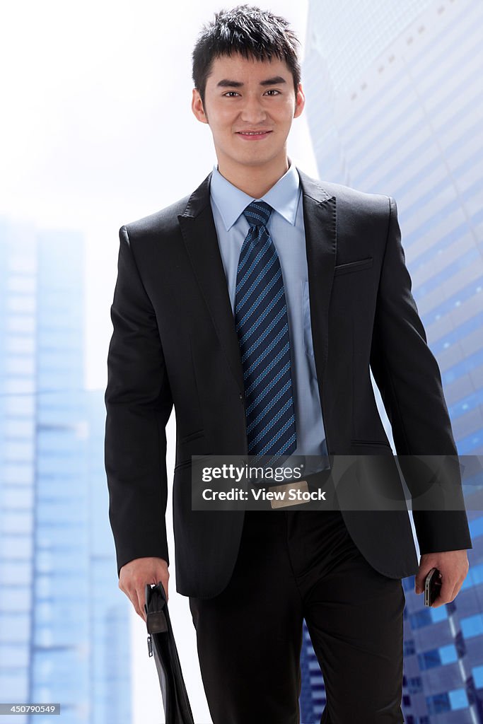 Portrait of young businessman