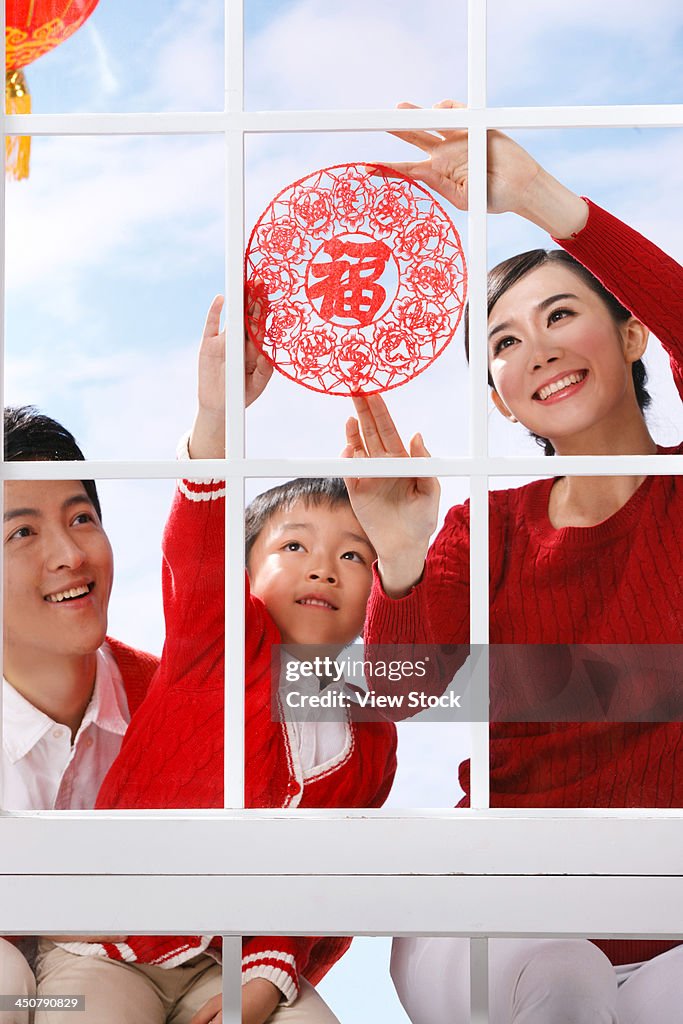 Family on Chinese New Year