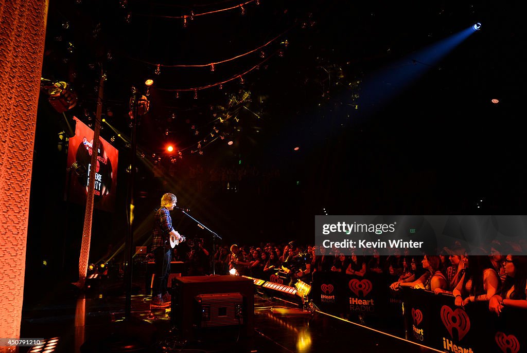 Pepsi Presents iHeartRadio Album Release Party With Ed Sheeran Hosted By Mario Lopez