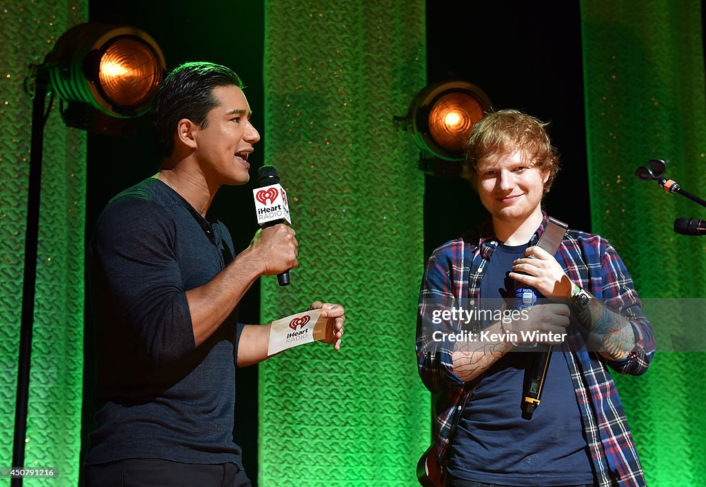 Pepsi Presents iHeartRadio Album Release Party With Ed Sheeran Hosted By Mario Lopez