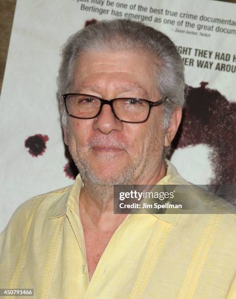 Actor Peter Riegert attends the "Whitey:United States Of America V. James J. Bulger" New York premiere at Dolby 88 Theater on June 17, 2014 in New...