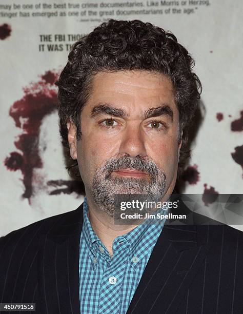 Filmmaker Joe Berlinger attends the "Whitey:United States Of America V. James J. Bulger" New York premiere at Dolby 88 Theater on June 17, 2014 in...