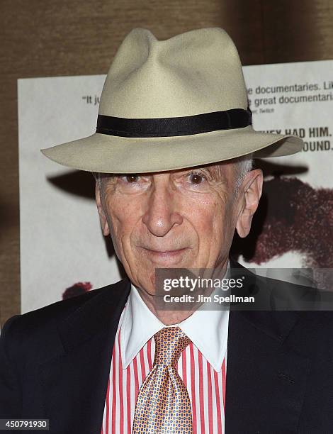 Author Gay Talese attends the "Whitey:United States Of America V. James J. Bulger" New York premiere at Dolby 88 Theater on June 17, 2014 in New York...