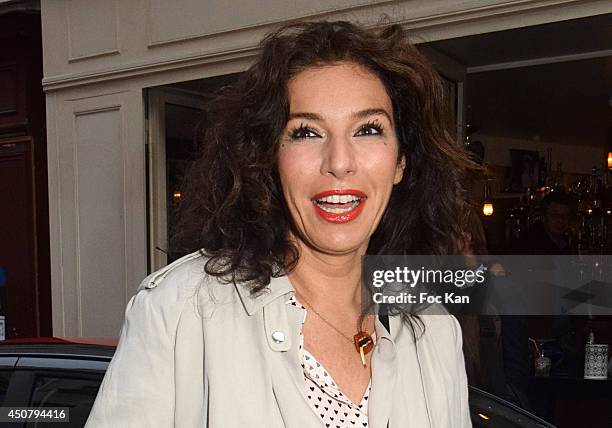 Anne Depetrini, attend 'La Rue Aygo En Mode Fun' : Party Hosted By Toyota At 14 Rue Muller on June 17, 2014 in Paris, France. S