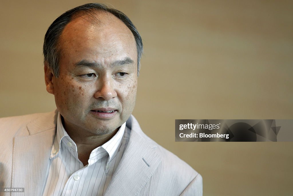 Softbank Chief Executive Officer And Billionaire Masayoshi Son Group Interview