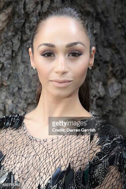 Cara Santana attends the GQ and Dunhill party during the London Collections: Men SS15 on June 17, 2014 in London, England.
