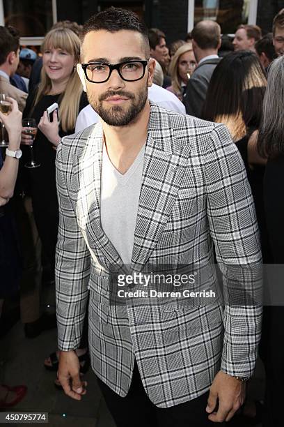 Jesse Metcalfe attends the GQ and Dunhill party during the London Collections: Men SS15 on June 17, 2014 in London, England.