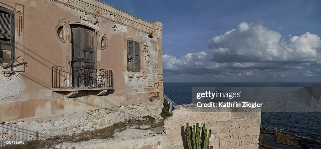 Abandoned seaside villa, Syracuse, Sicily