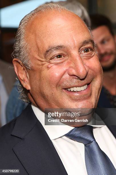 Philip Green attends the GQ and LC:M Party during the London Collections: Men SS15 on June 17, 2014 in London, England.
