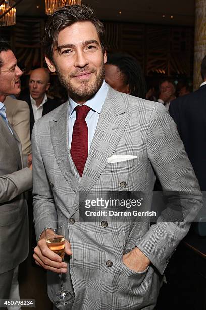 Robert Konjic attends the GQ and LC:M Party during the London Collections: Men SS15 on June 17, 2014 in London, England.