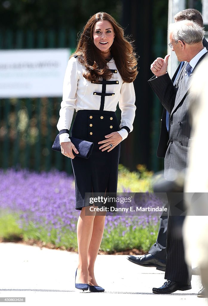 The Duchess Of Cambridge Visits Bletchley Park