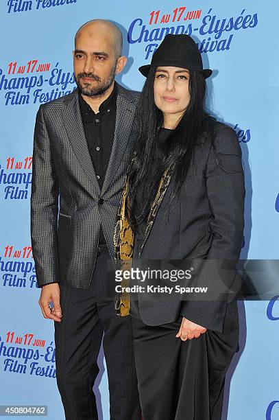 Shlomi Elkabetz and Ronit Elkabetz attend Day 6 of the Champs Elysees Film Festival on June 17, 2014 in Paris, France.
