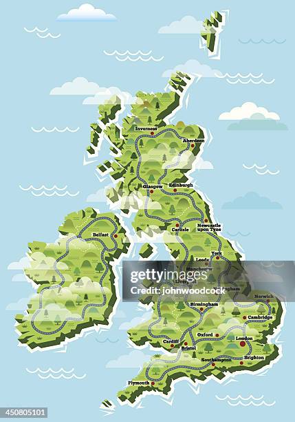 ilustrações, clipart, desenhos animados e ícones de mapa do reino unido cidades - merseyside