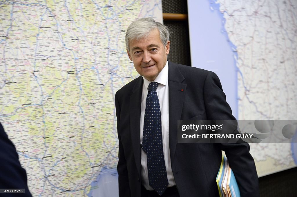 French RATP CEO Pierre Mongin arrives at the National Assembly in