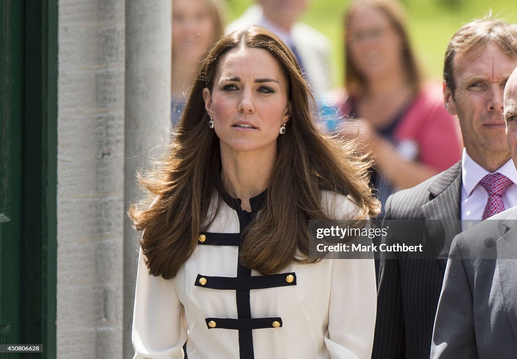 The Duchess Of Cambridge Visits Bletchley Park