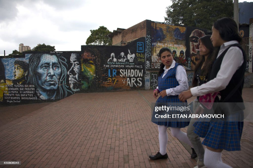 COLOMBIA-LIFESTYLE-GRAFFITI