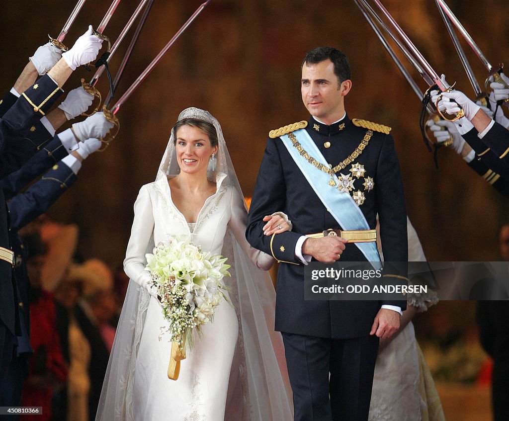 SPAIN-ROYALS-FELIPE-LETIZIA-ALMUDENA-WEDDING
