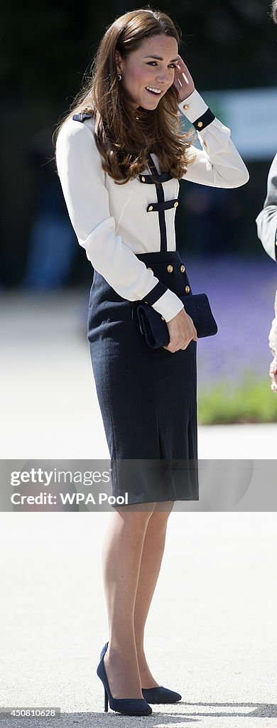 The Duchess Of Cambridge Visits Bletchley Park