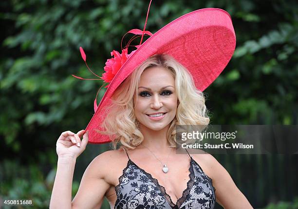 Kristina Rihanoff attends Day 2 of Royal Ascot at Ascot Racecourse on June 18, 2014 in Ascot, England.