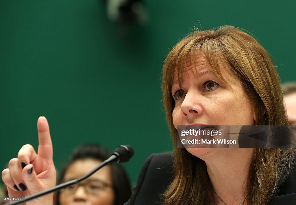 GM CEO Mary Barra Testifies At House Hearing On Ignition Switch Recall