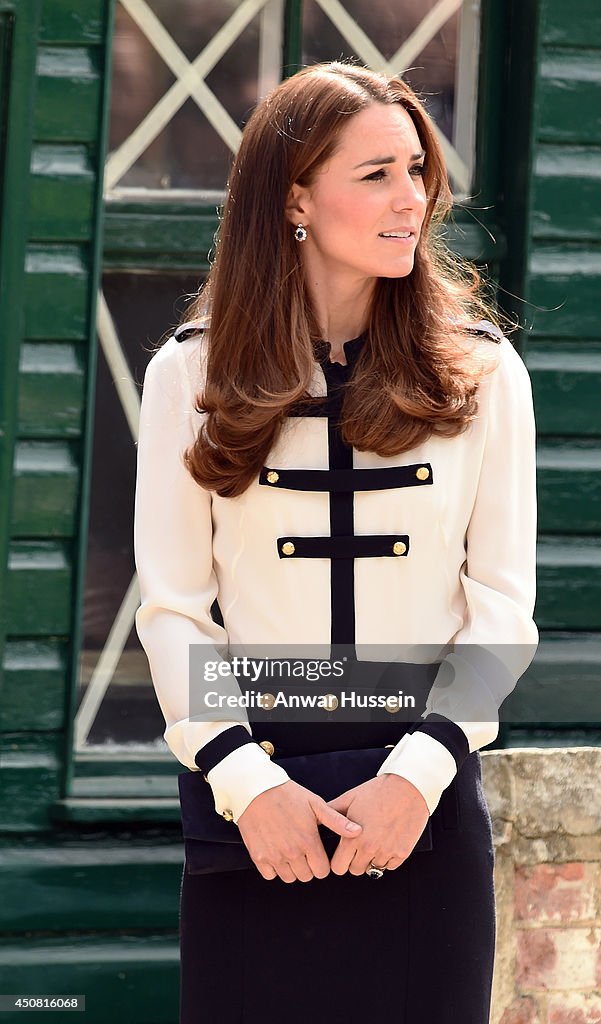 The Duchess Of Cambridge Visits Bletchley Park