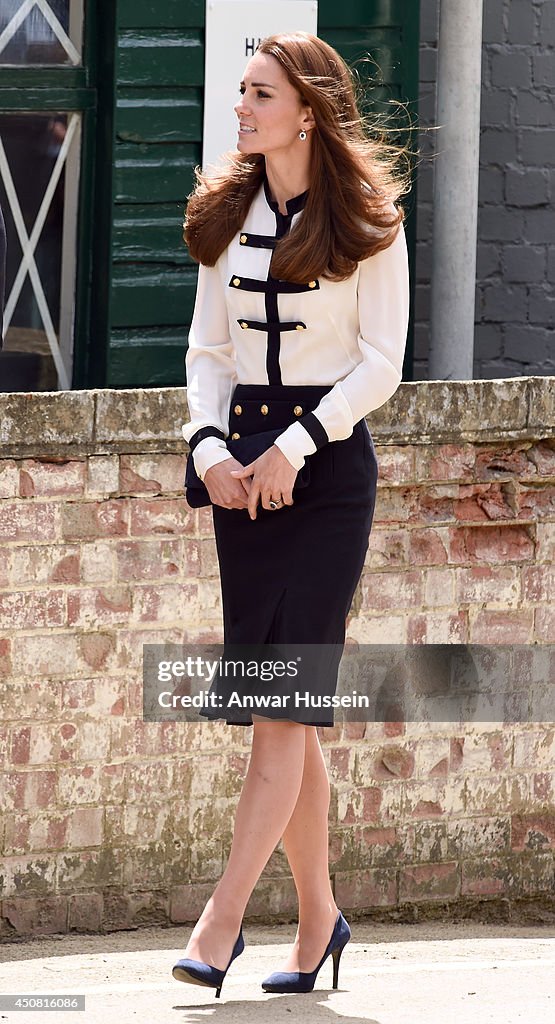 The Duchess Of Cambridge Visits Bletchley Park