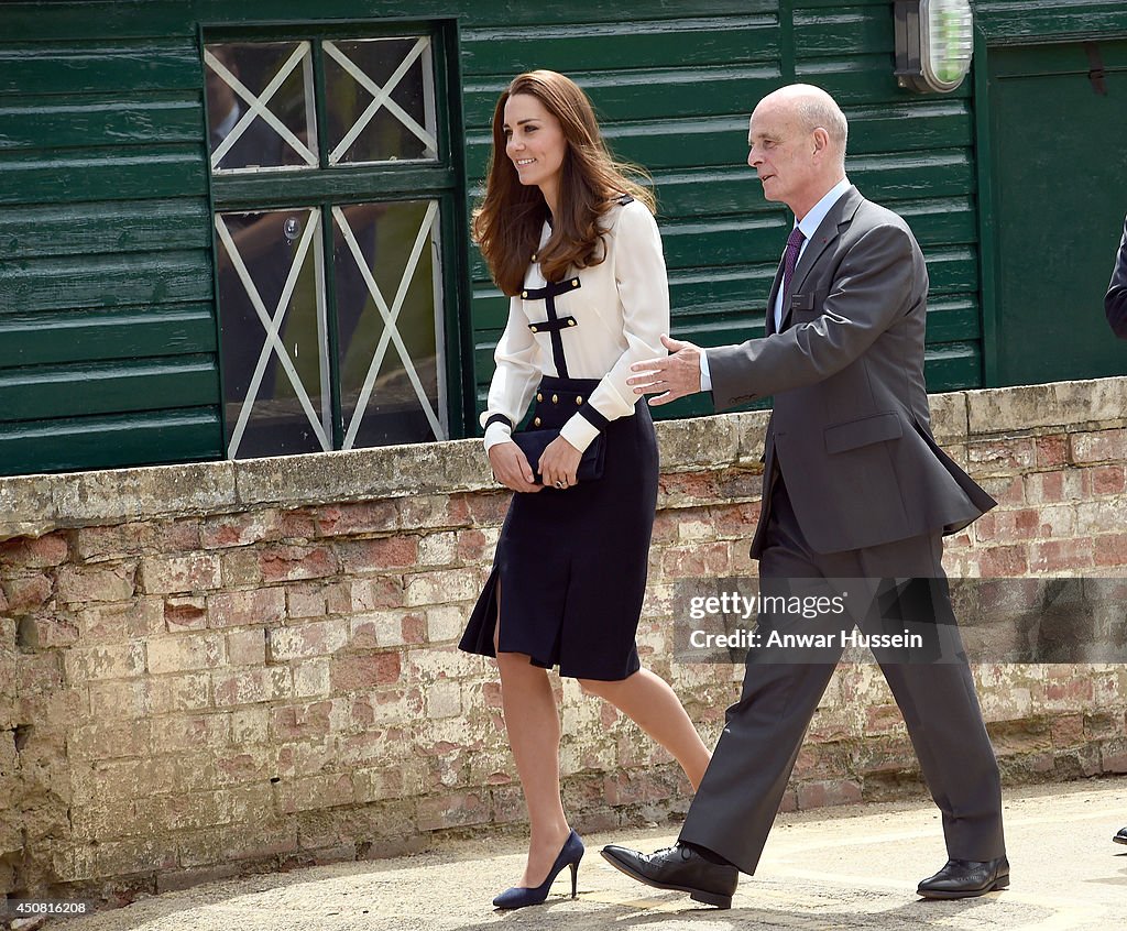 The Duchess Of Cambridge Visits Bletchley Park