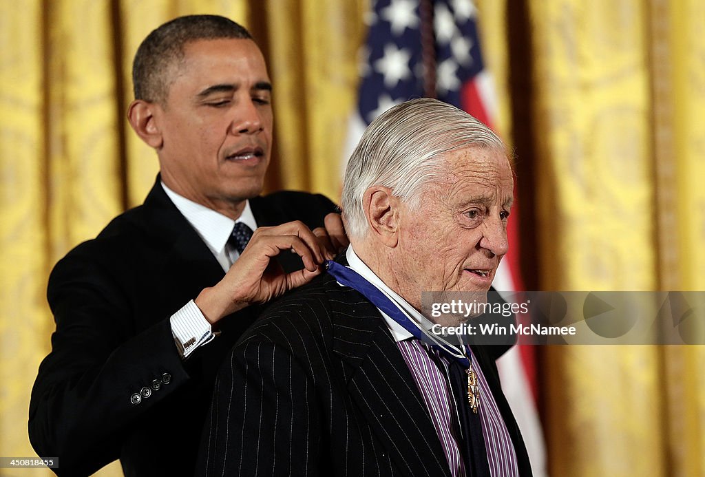 President Obama Awards Presidential Medal Of Freedom