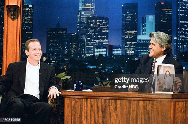 Episode 741 -- Pictured: Actor Daniel Stern during an interview with host Jay Leno on August 1, 1995 --