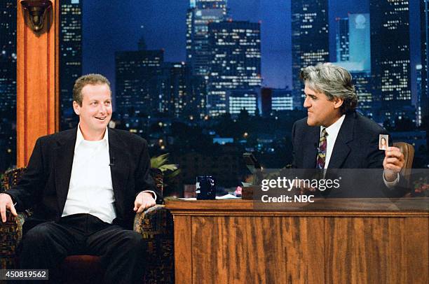 Episode 741 -- Pictured: Actor Daniel Stern during an interview with host Jay Leno on August 1, 1995 --