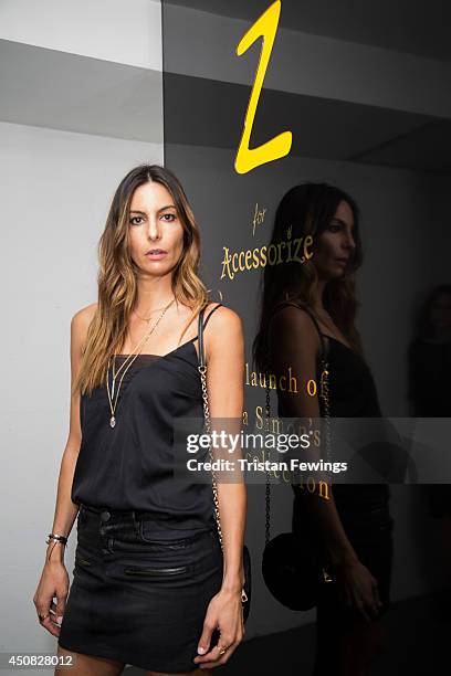 Zara Simon attends the Accessorize launch event of their Zara Simon 'Z' Collection on June 18, 2014 in London, England.