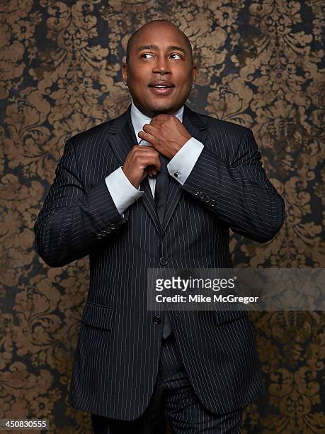 Fubu founder and branding expert, Daymond John is photographed for Inc. Magazine NYC on April 24, 2013 in New York City. PUBLISHED IMAGE.